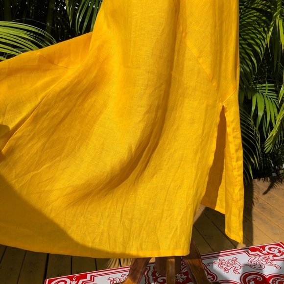 SOLD ❌Jams World Hawaii strappy linen dress - Picture 6 of 8